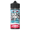 Strawberry Watermelon Ice Shortfill E-liquid By Six Licks 100ml