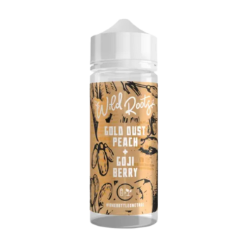 Gold Dust Peach & Goji Berry Shortfill E-liquid By Wild Roots 100ml