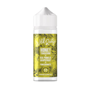 Honey Tangerine, Red Pomelo Grapefruit and Pomegrante Shortfill E-liquid By Wild Roots 100ml