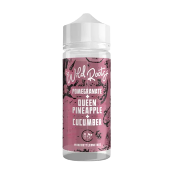 Pomegranate, queen pineapple and cucumber Shortfill E-liquid By Wild Roots 100ml